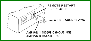 System restart connector