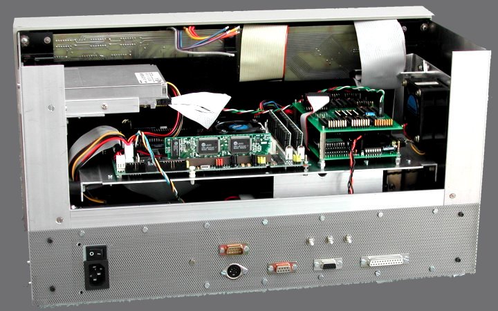 rear side with PC connections