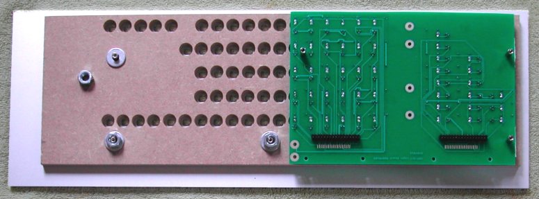 MDF light mask on front panel