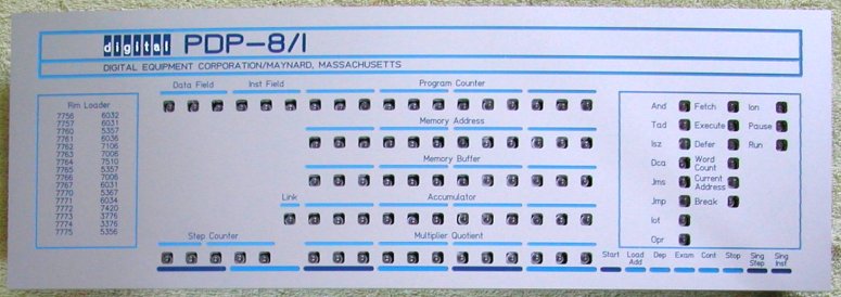 MDF light mask on front panel