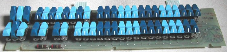 PDP-15 front panel circuit board