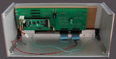 rear view of the lights front panel