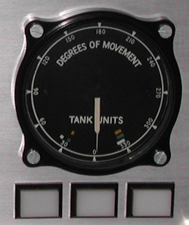 "Degrees Of Movement" meter and function buttons
