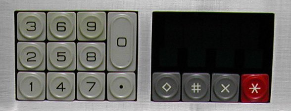 Tactical keypad and display