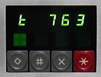 X coordinate on Tactical Entry Display