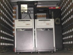 Next, two RK07 drives