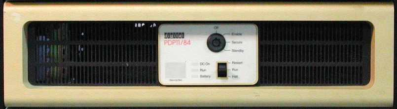 PDP-11/84 front panel
