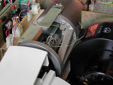 RK05f drive - heads locked