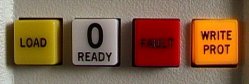 RL0x Operator Panel - "unload started"