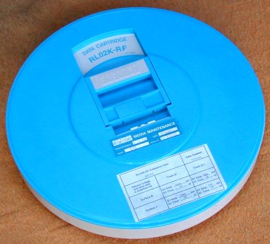 RL02-RF Reference Disk cartridge