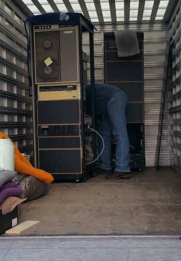 racks going into the truck