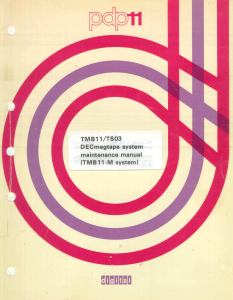 TMB11/TS03 maintenance manual