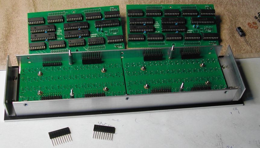 Interface boards almost ready to be installed