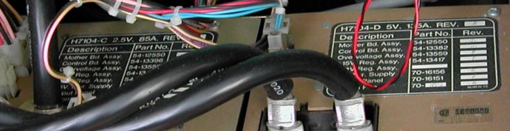 VAX-11/750 power supplies