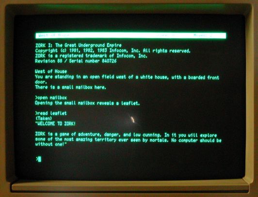 VAXmate running ZORK I