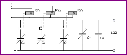 capacitance switching with relays