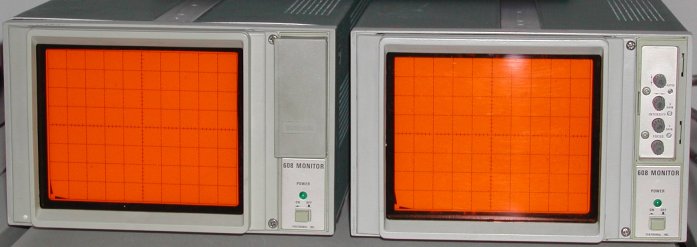 two Tektronix X-Y display type 608